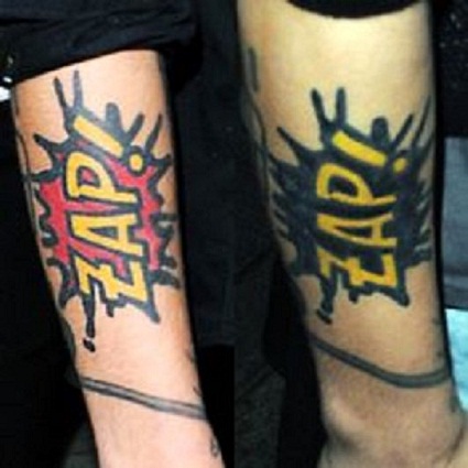Υπέροχα σχέδια τατουάζ Zayn