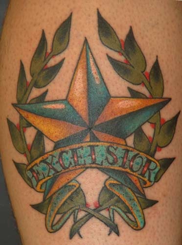 Τατουάζ Nautical Star Old School