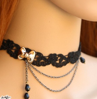 Κολιέ με φιόγκο Choker