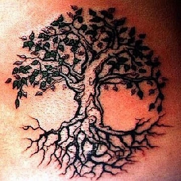 Bodhi -puun tatuointi