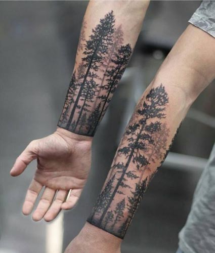 Parhaat puiden tatuointimallit merkityksillä 2