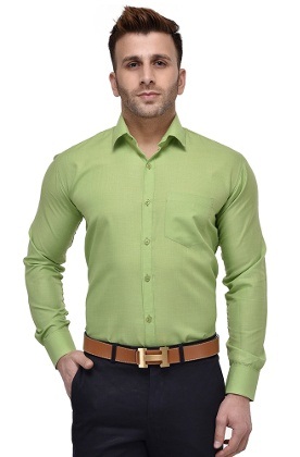 Vihreä muodollinen Wear miesten paita