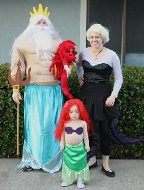 Kostymer Halloween Poseidon sjökvinna