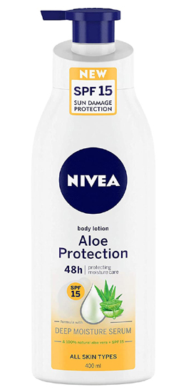 Nivea Body Lotion, Aloe Protection With Spf15