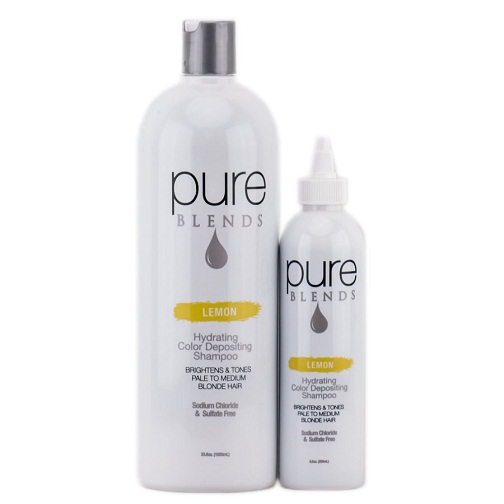Pure Blends Lemon Colour Depositing Shampoo
