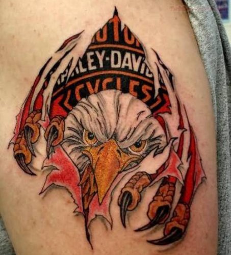 Τατουάζ Harley Davidson 8