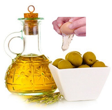 Oliiviöljy ja muna kasvohoito kuivalle iholle
