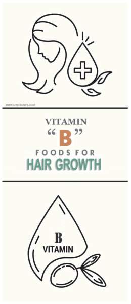 βιταμίνη Β τροφές για την ανάπτυξη των μαλλιών