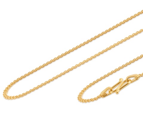 Duo Twine Cable24k Gold Chain
