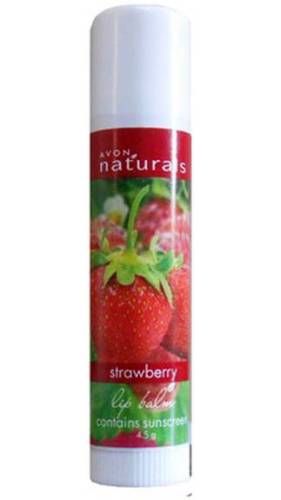Avon naturals φράουλα βάλσαμο για τα χείλη