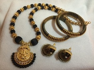 Κολιέ Lakshmi Silk Thread Mangalsutra κολιέ