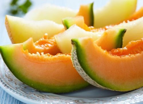 Kirkas iho ruokavalio Cantaloupe