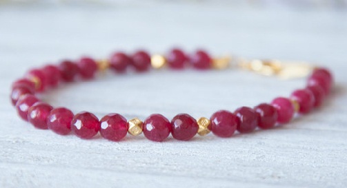 Βραχιόλι Ruby Beads