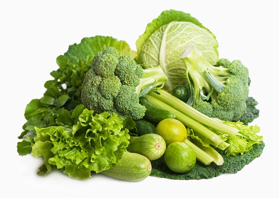 πράσινα φυλλώδη λαχανικά