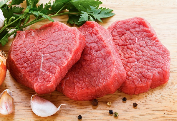 Luettelo raskauden aikana syötävistä elintarvikkeista Punainen liha