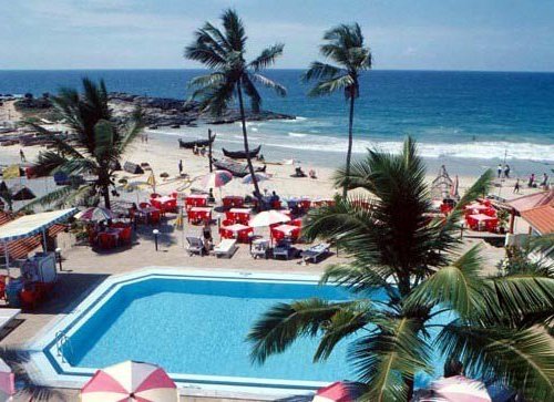 Hotel Sea Face, Kovalam Honeymoon yksityisellä rannalla