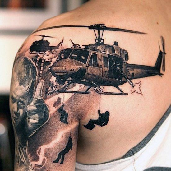 Σχέδια και σημασίες στρατιωτικών τατουάζ 9