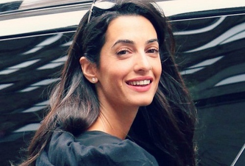 Amal Clooney ilman meikkiä