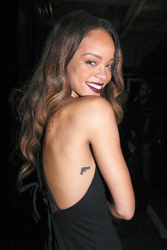 Rihanna Tattoo Design On Armpits