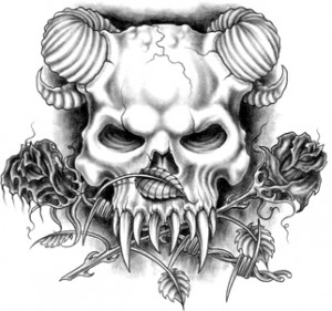 Τατουάζ Demon Skull Type