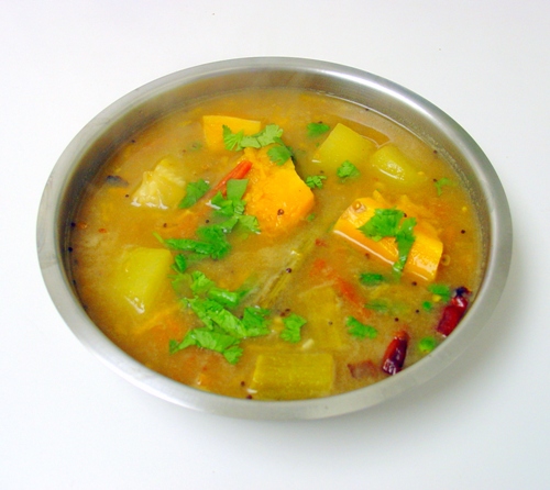 Etelä -Intian ruoan resepti 1