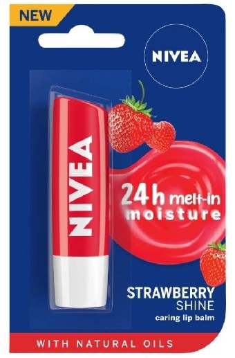 Nivea Strawberry Shine huulirasva