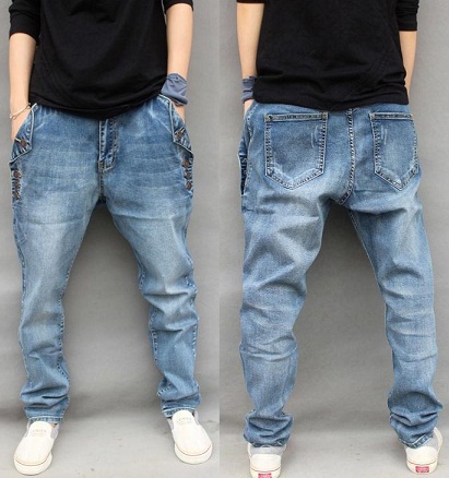 Low Drop Crotch Baggy Jeans για αγόρια