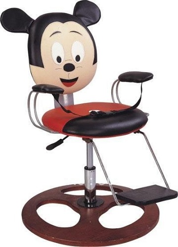Mickey Mouse Shaped Kids Barber Chair