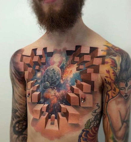 3D -kosmiset tatuointimallit