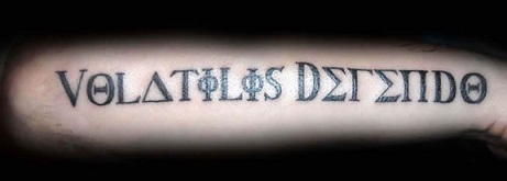 Antiikkiset latinalaiset tatuointimallit