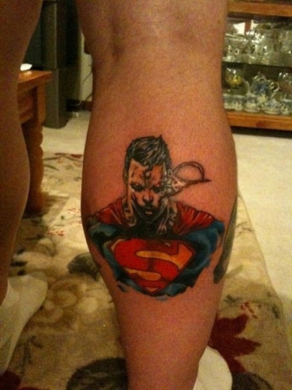 Superman Tattoo Design Jalassa