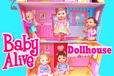 Παιχνίδια για νεογέννητα μωρά-Το πολύχρωμο σπίτι παιχνιδιών