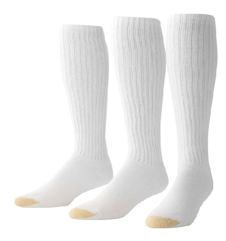 White White The Calf Socks