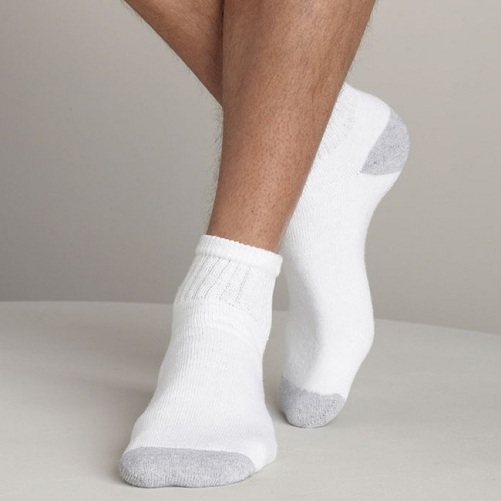 Λευκές κάλτσες αστραγάλου