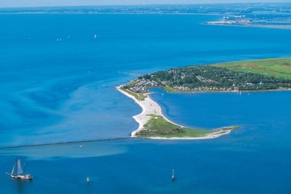 Campingplats Wulfener Hals Fehmarn halvön Tyskland