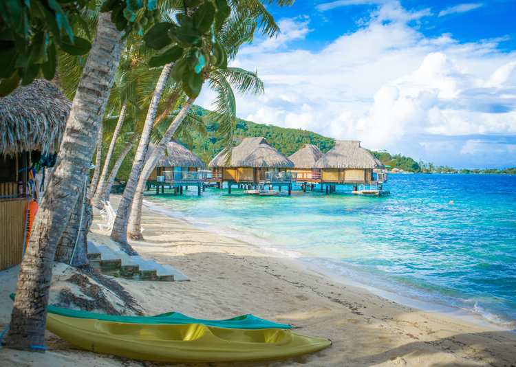 Populära resmål 2019 Franska Polynesien Bora Bora