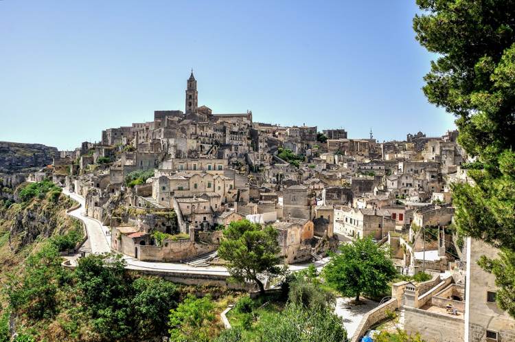 Populära resmål 2019 Matera Italiens gamla stad