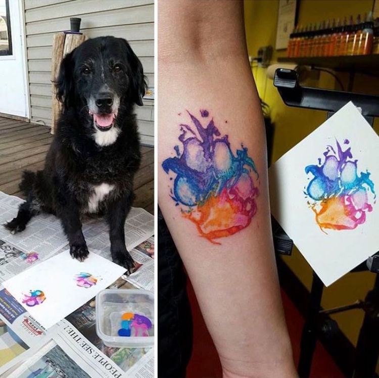 tatueringar kvinnor som betyder hundtass unik