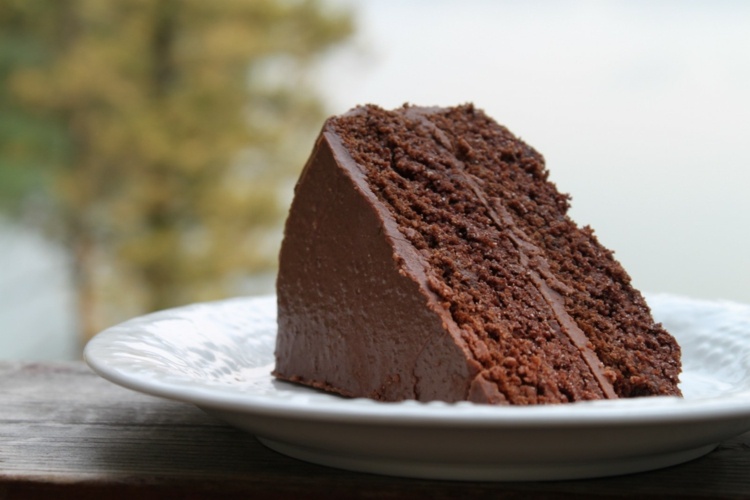 Tårtbotten gör choklad-glasyr-lager-tårta-idéer