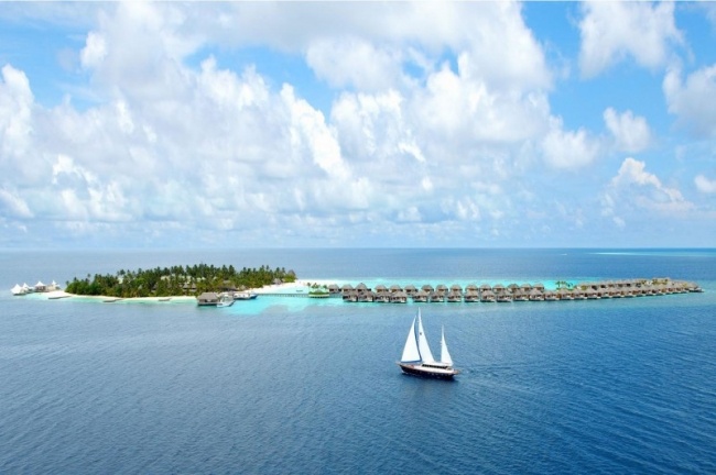 W Retreat spa resort på hotellet på Maldiverna