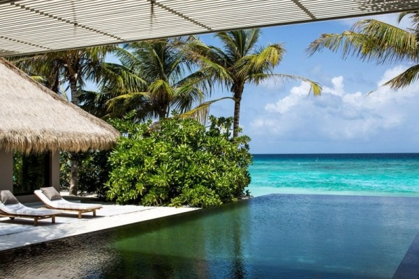 Hotell i Maldiverna Cheval Blanc Randheli oändlighet