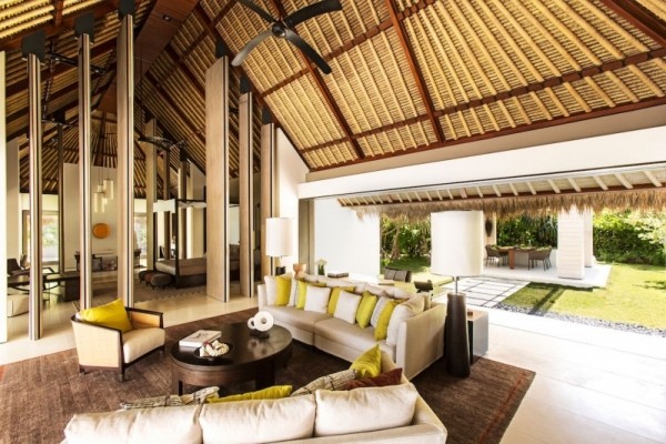 Maldiverna hotell Cheval Blanc Randheli lounge