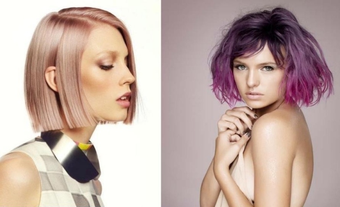 Trend-frisyrer-2015-ljus-vågor-klassisk-bob-frisyr-med-gradient-färgat-tillvägagångssätt