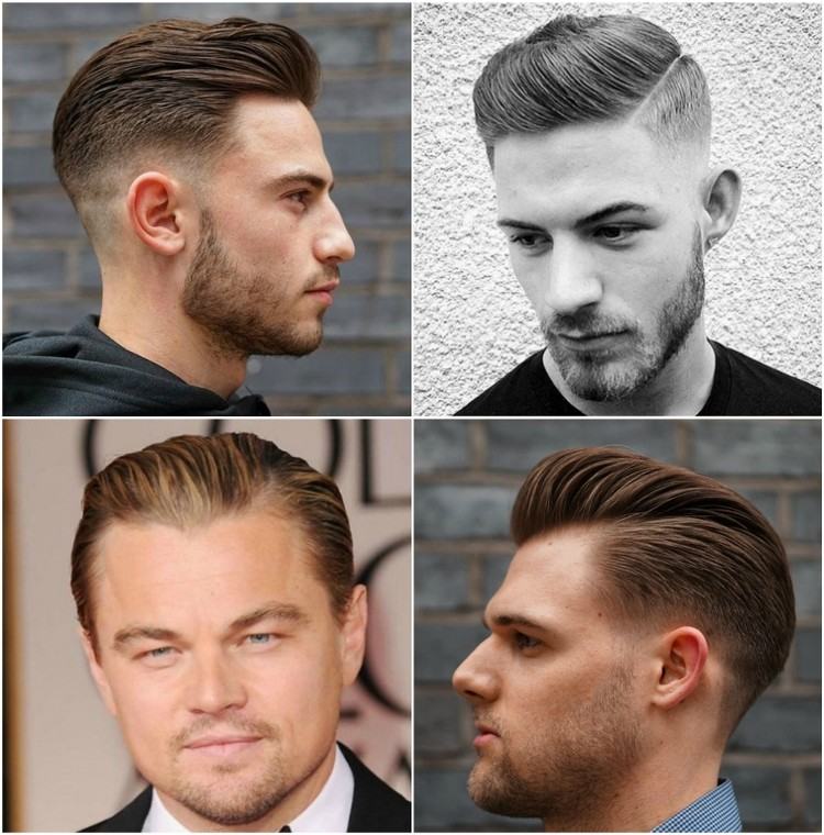 snygg look män underskrids med övergång trend frisyr