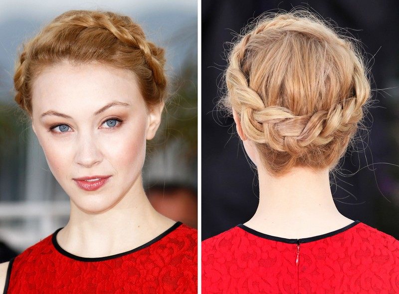 Trend-frisyrer-sommaren-2015-fläta-updos-sarah-gadon