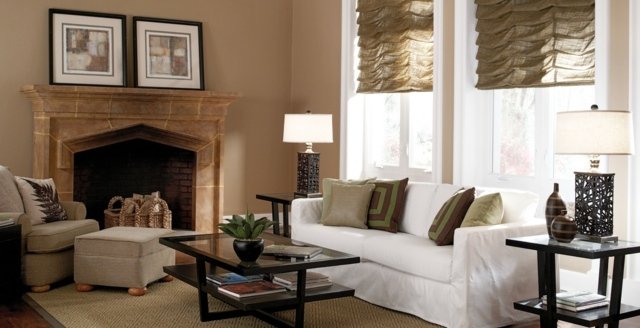 Living ideas neutral färgpalett vit soffa