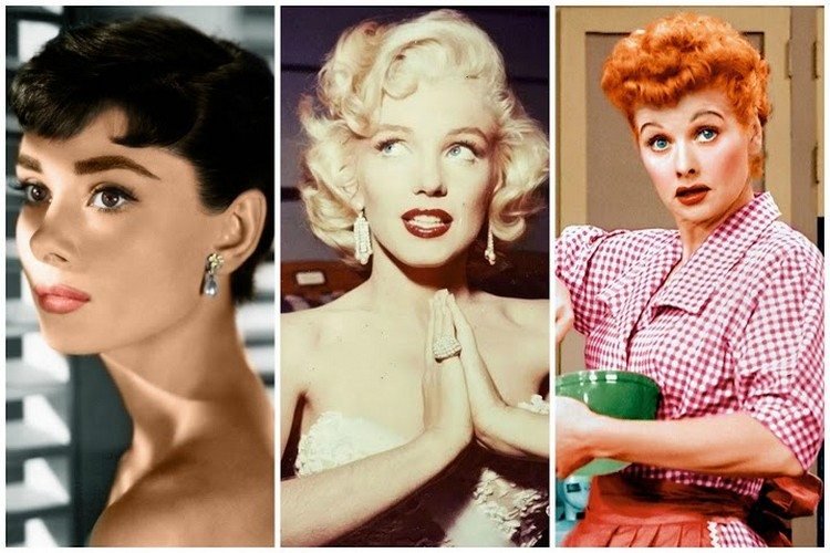 Trendiga frisyrer-1950-talet-efter-kriget-rockabilly-frisyrer-kort frisyr-kort-lugg