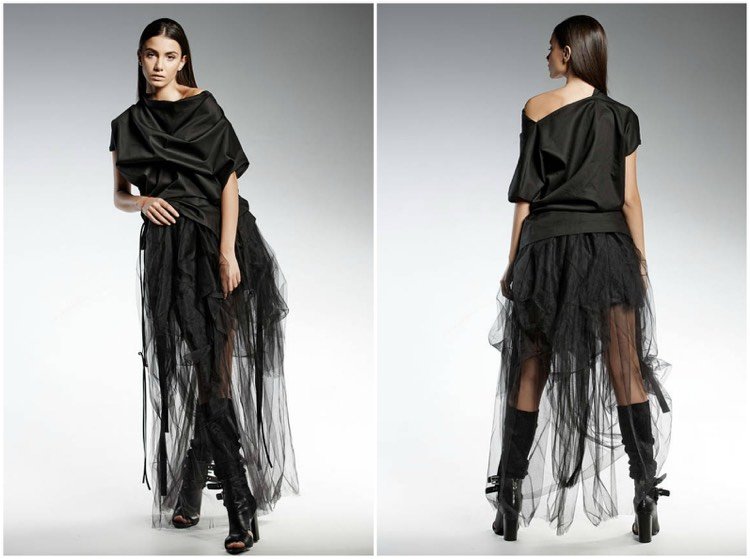 mode-idéer-styling-outfit-svart-tutu-kjol