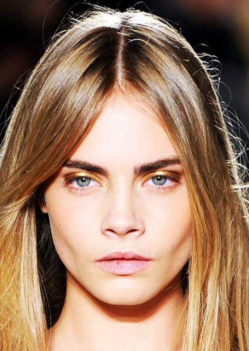 Ögonskugga Moderna trender Färger Karamell Oberlitt skimrande Makeup-tips nyårsafton