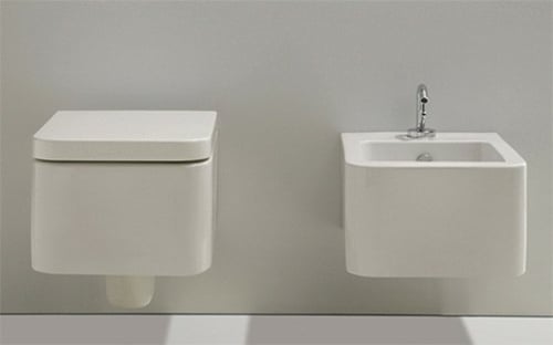 Modern toalett bidé-vit bidé